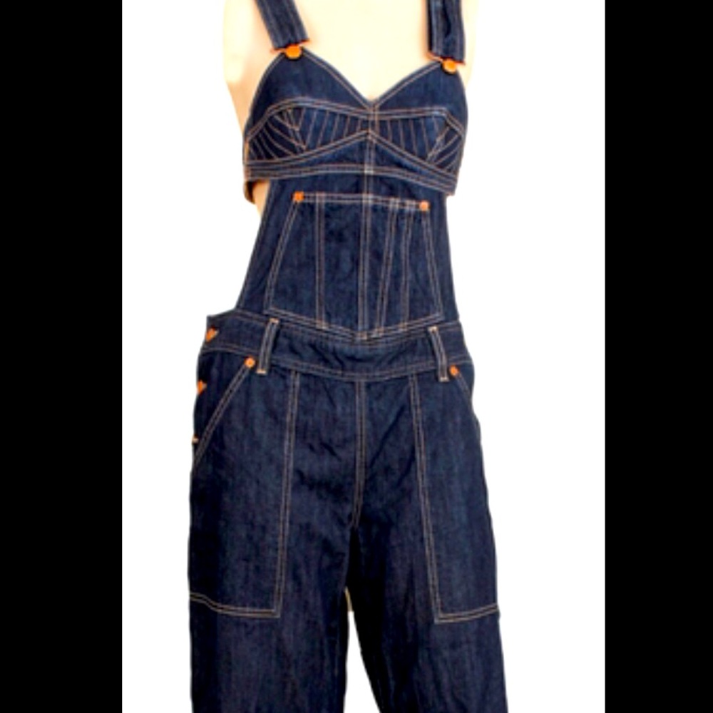 ISO Jean Paul Gaultier x Levi’s denim overalls